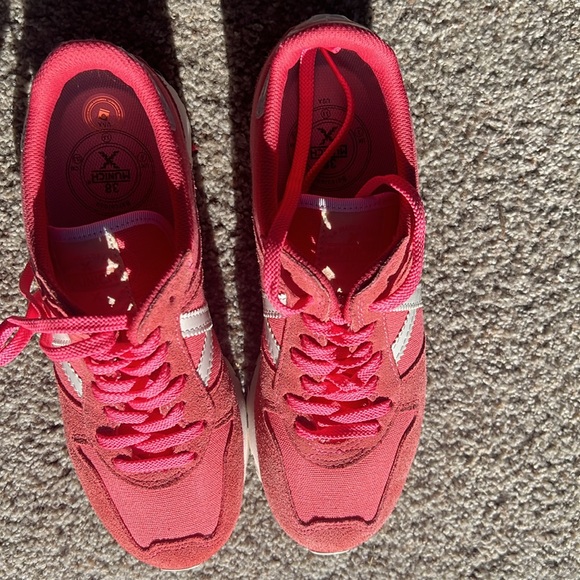 Brand new Barbie pink Barcelona Munich C platform sneakers 38 ADORABLE - Picture 2 of 9